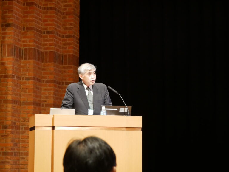 開会挨拶(私立大学環境保全協議会   菅原会長)