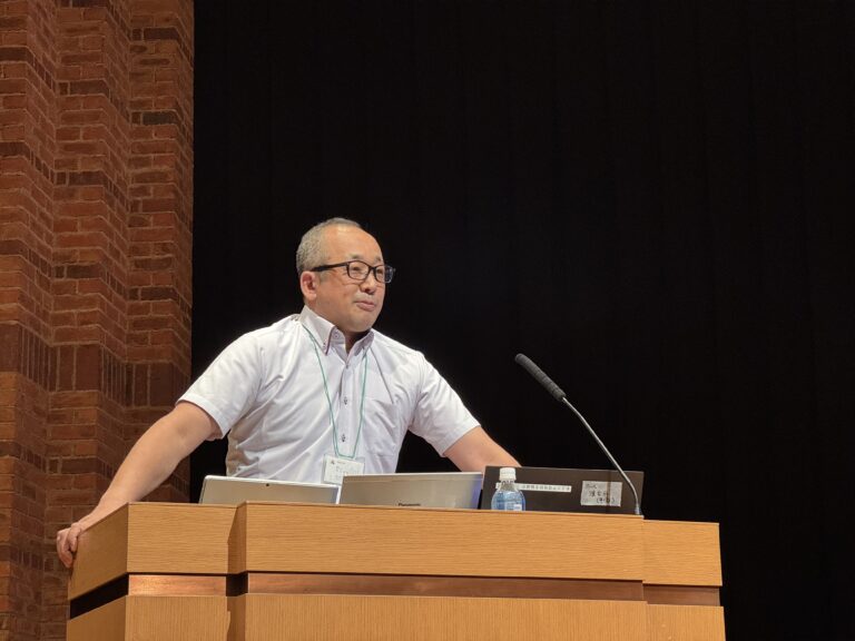 開催校挨拶(同志社大学  環境保全・実験実習支援センター 大江所長)