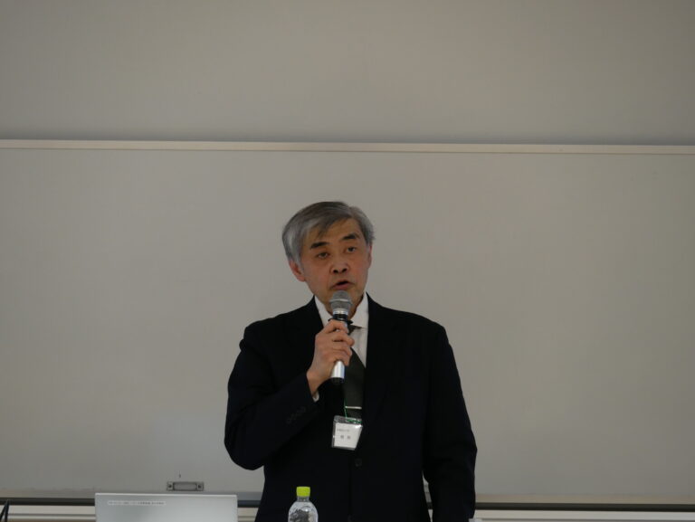 開会挨拶(私立大学環境保全協議会 菅原会長)