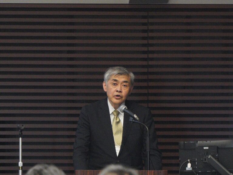 開会挨拶(私大環協 菅原会長)